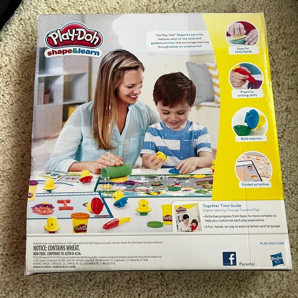 New Play-Doh Shape & Learn Letters Language educational motor skills literacy - Picture 2 of 10